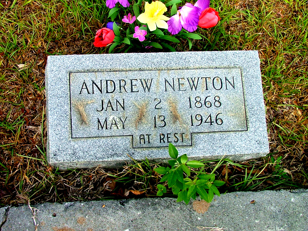 Photo of headstones/Andrew Newton McClendon 1868-1946 hdstn Pinson Meth ch cem AL